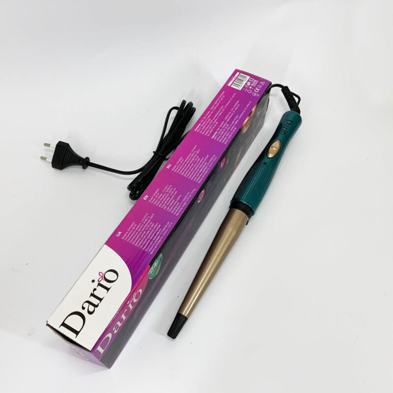 Dario DHC650C Плойка для волосся з керамічним покриттям та конусною формою для стильних локонів