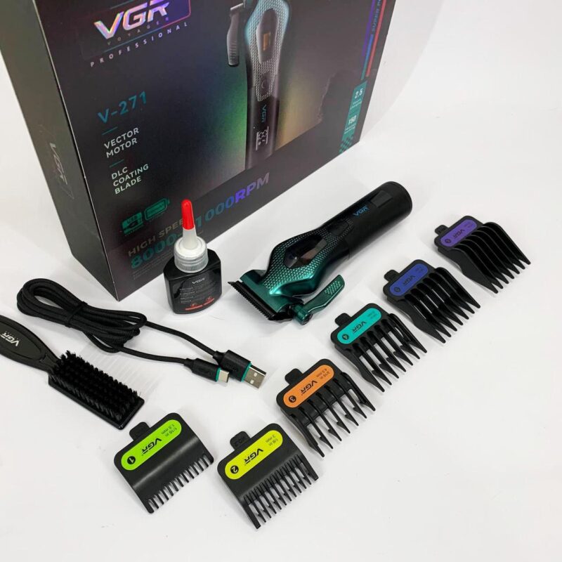 Акумуляторна машинка для стрижки VGR V-271 — потужний інструмент для професіоналів та домашнього використання.