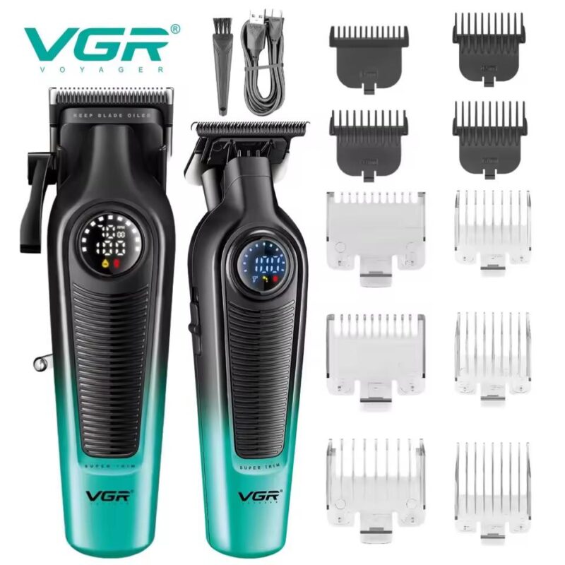 Комплект VGR 2 в 1 V-196 & V-996 GOLD — універсальний набір для догляду за волоссям.