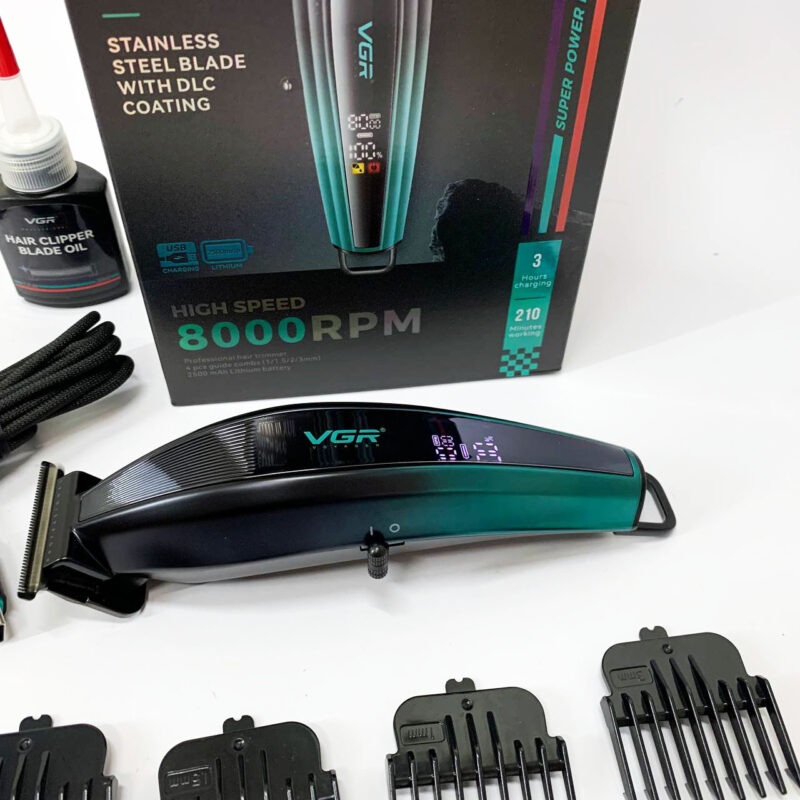 Тример VGR V-974 — свобода стрижки з тривалим акумулятором та зручним управлінням.