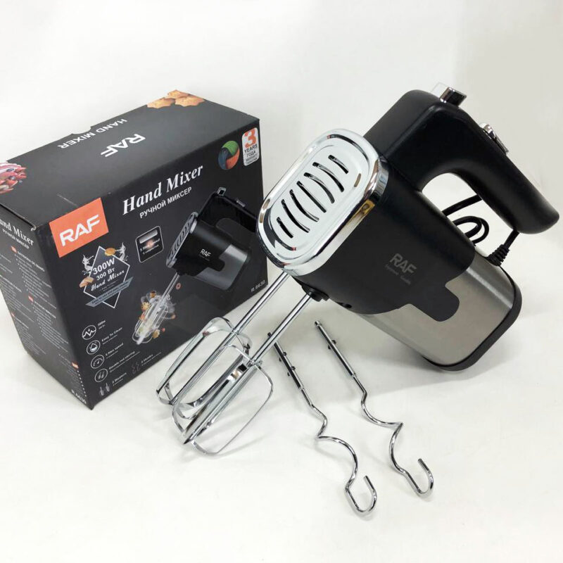 Миксер RAF R-6630 5 скоростей 300 W – універсальний кухонний помічник для приготування страв.