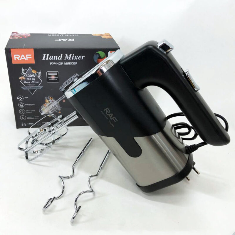 Миксер RAF R-6630 5 скоростей 300 W – універсальний кухонний помічник для приготування страв.