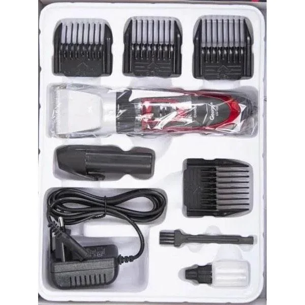 GEMEI GM-550 Професійна машинка для стрижки волосся 2 акумулятори 60 хвилин автономності та регульована довжина