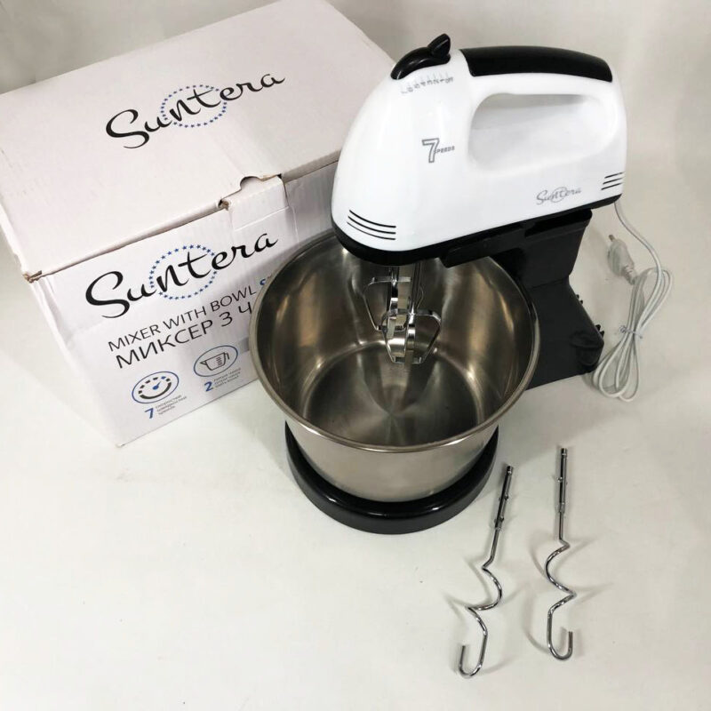 Миксер Suntera SMX-504 стаціонарний комбайн з потужністю 300 Вт для домашнього використання