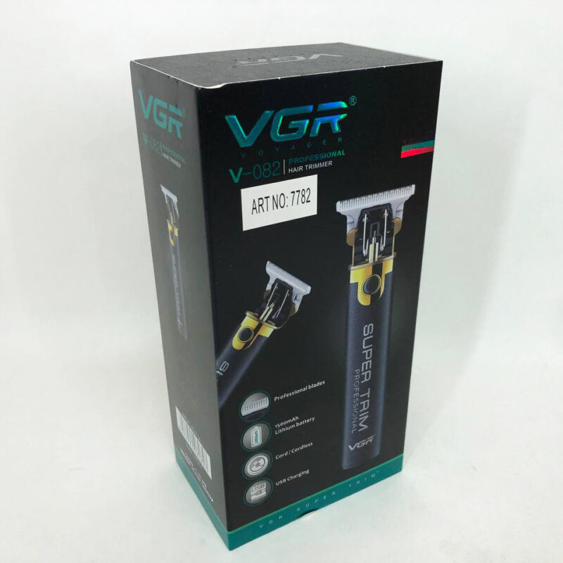 Машинка для стрижки VGR V-082 акумуляторна бездротова для професіоналів