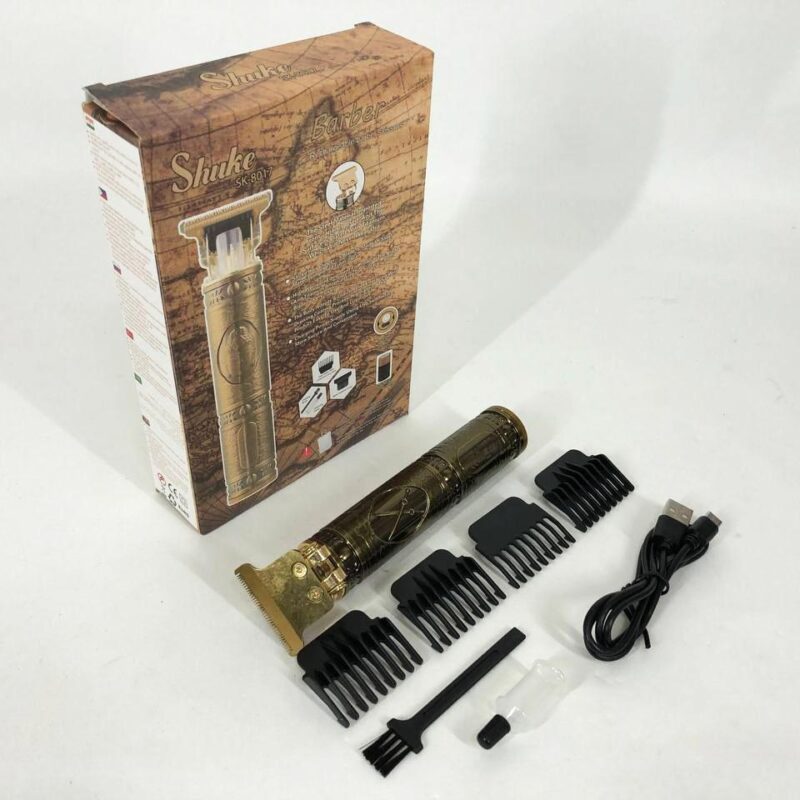 Машинка для стрижки волосся Shuke SK-8017 — професійний триммер для бороди з автономною роботою до 300 хвилин.