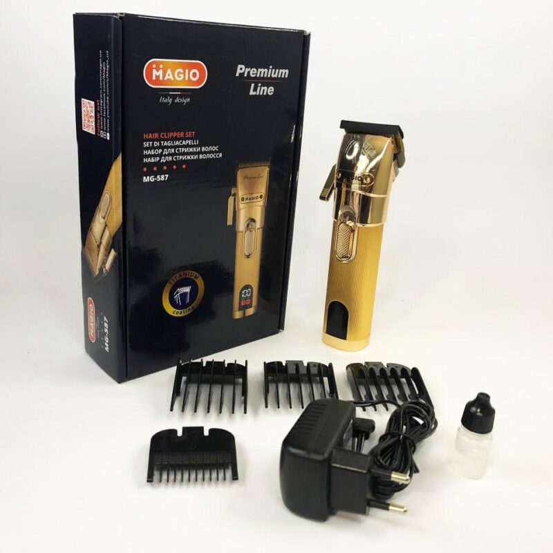 Машинка для стрижки волосся MAGIO MG-587 — професійний інструмент для бездоганного вигляду.