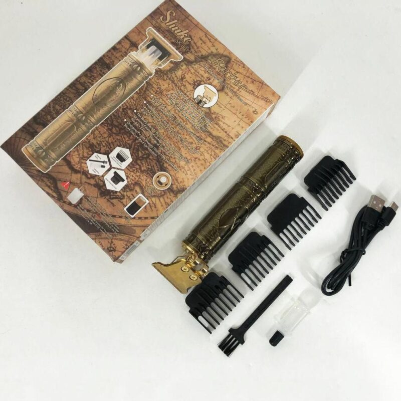 Машинка для стрижки волосся Shuke SK-8017 — професійний триммер для бороди з автономною роботою до 300 хвилин.