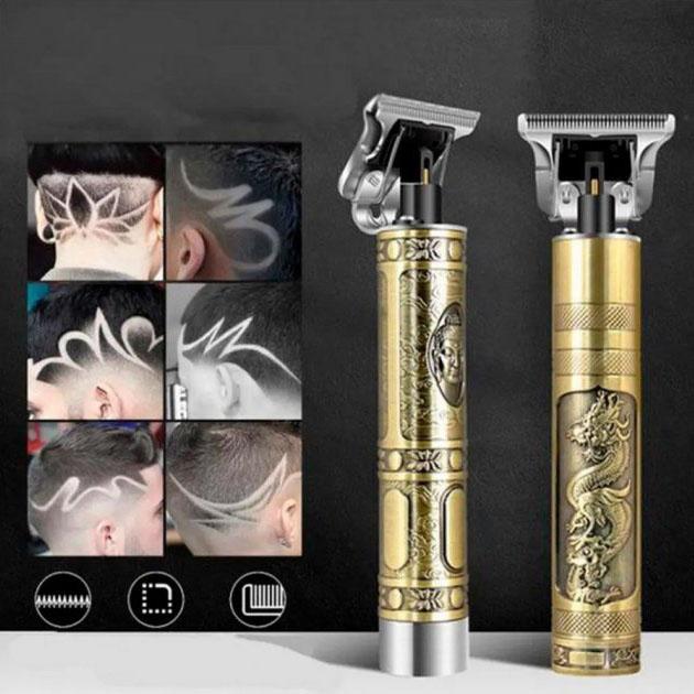 Машинка для стрижки волосся Shuke SK-8017 — професійний триммер для бороди з автономною роботою до 300 хвилин.
