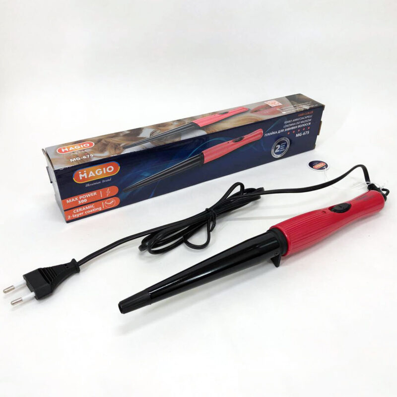 Magio MG-675 Плойка конусна для завивки волос з керамічною поверхнею SilkySmooth