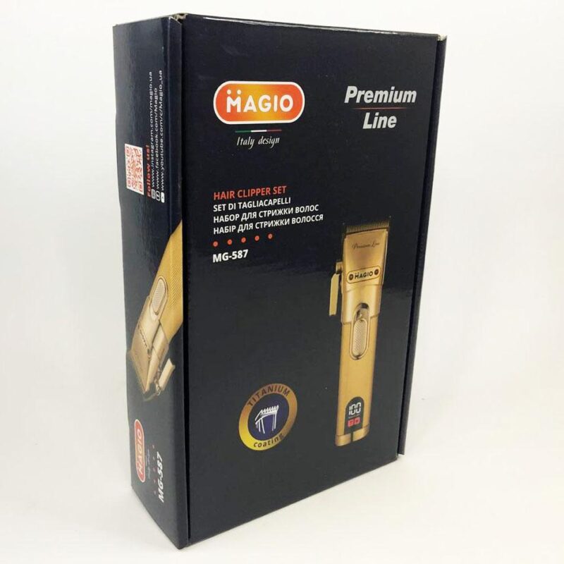 Машинка для стрижки волосся MAGIO MG-587 — професійний інструмент для бездоганного вигляду.