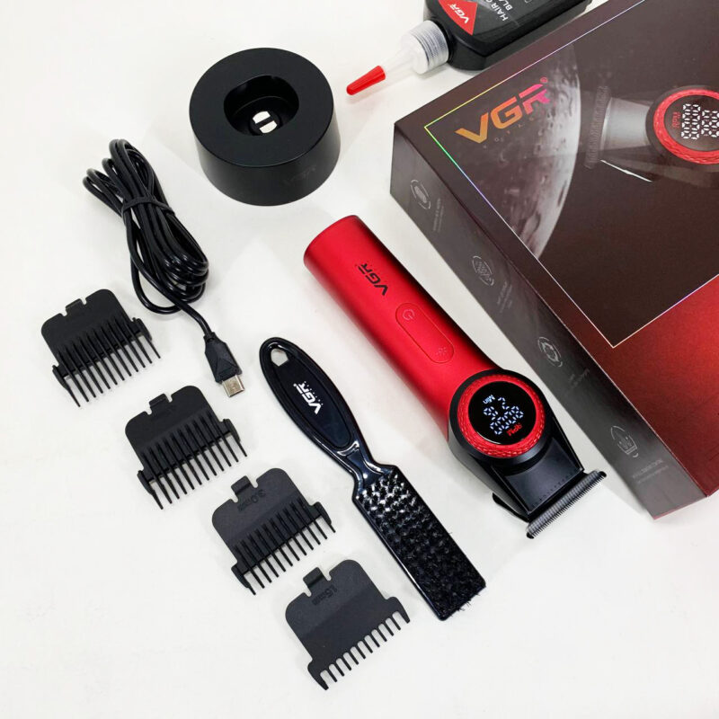 Тример VGR V-977 RED — ідеальний вибір для професійного стайлінгу волосся.