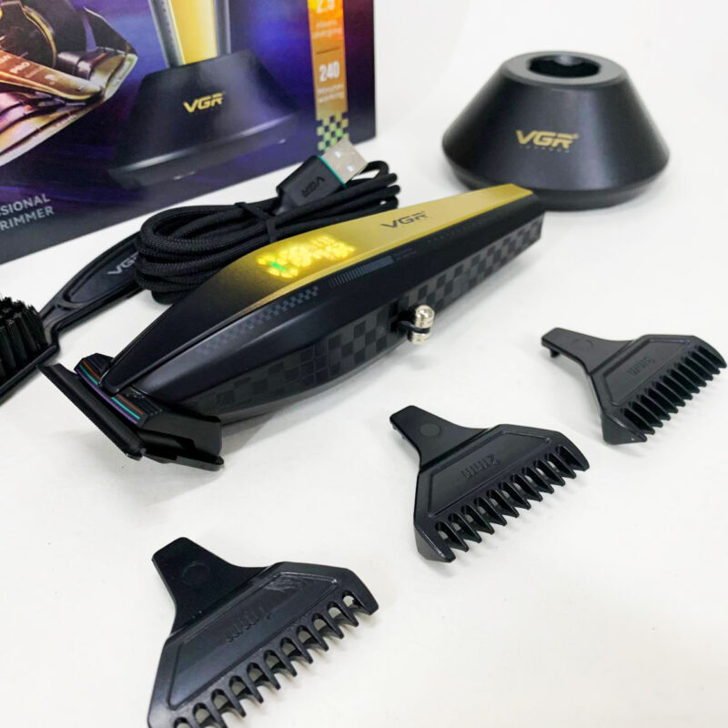 Машинка для стрижки волосся VGR V-992 GOLD з потужним мотором для ідеальної зачіски