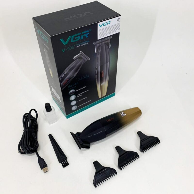 Машинка для стрижки волосся VGR V-906 тример для окантовки та стрижки бороди.