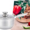 kovsh-s-kryshkoy-unique-un-5051-78067763949428_c46a009758 Ківш UNIQUE UN-5051 з кришкою, 0.8 л, нержавіюча сталь, термоакумулююче дно.