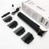 Машинка для стрижки волосся Vintage T9-2 BLACK — бездротовий тример з 4 насадками для ідеальної стрижки.