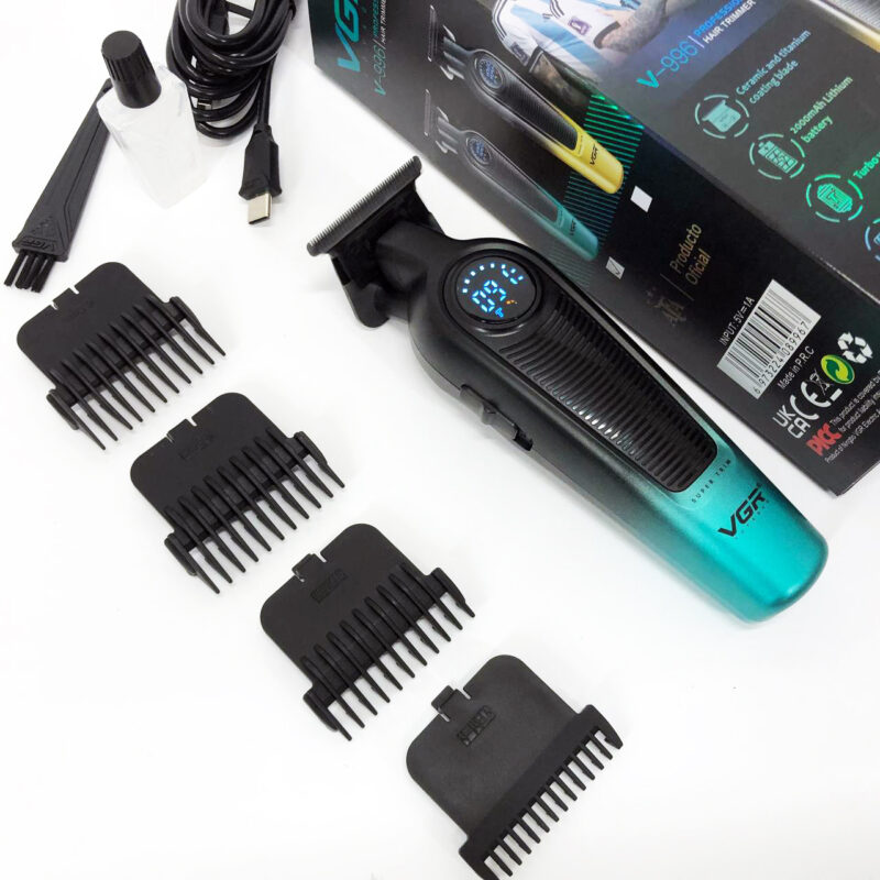 Тример VGR V-996 GREEN — ефективний інструмент для професійних зачісок.