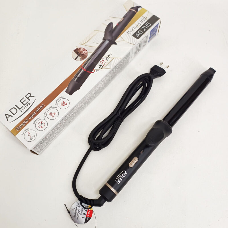 Плойка Adler AD 2115 Curly 100Вт з керамічним покриттям для локонів середньої товщини