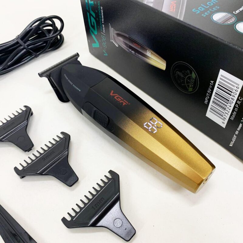 Машинка для стрижки волосся VGR V-906 тример для окантовки та стрижки бороди.