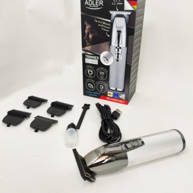 Машинка для стрижки волосся Adler AD-2836S з безболісним вкорочуванням волосся