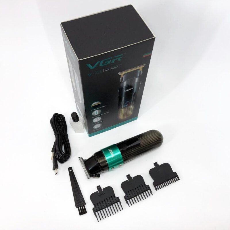 Машинка для стрижки волосся VGR V-929 акумуляторна — триммер для професійних результатів