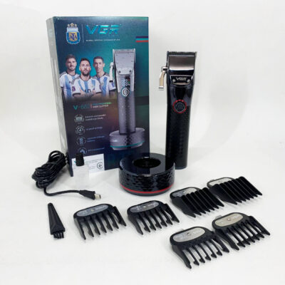 Професійна бездротова машинка для стрижки VGR V-682 RED — ідеальний вибір для точної стрижки