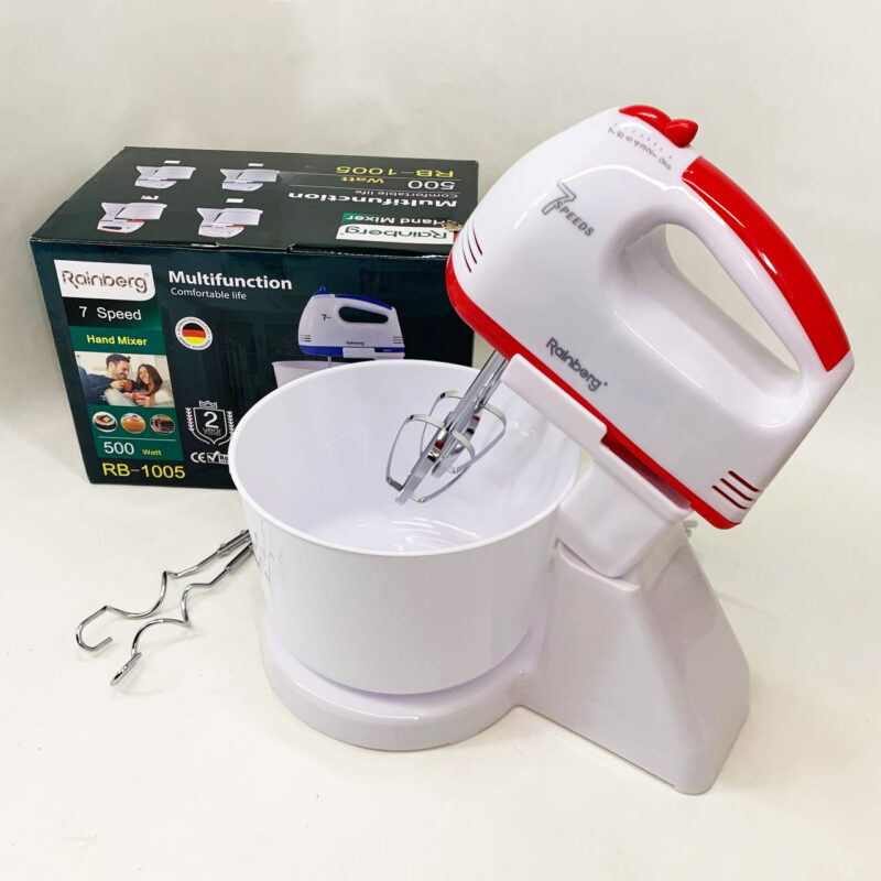 Миксер Rainberg RB-1005 500Вт з чашею 2 л для зручного приготування їжі