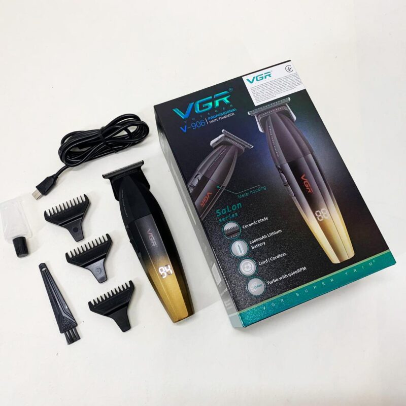 Машинка для стрижки волосся VGR V-906 тример для окантовки та стрижки бороди.