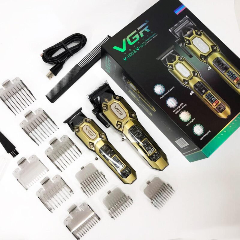 Комплект 2 до 1 VGR V-600 V-900 — зручний інструмент для професійної стрижки вдома.