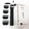 Машинка для стрижки волосся Vintage T9-2 BLACK — бездротовий тример з 4 насадками для ідеальної стрижки.