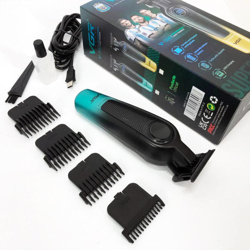 Тример VGR V-996 GREEN — ефективний інструмент для професійних зачісок.