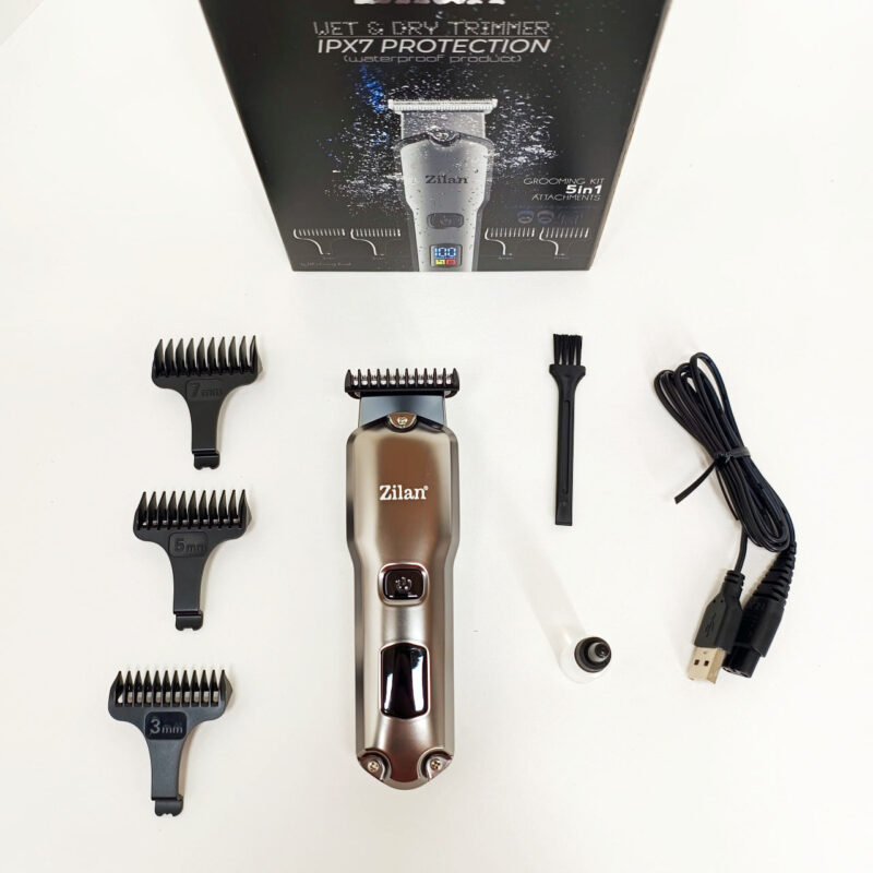 Тример для бороди та вусів Zilan ZLN8634 — 5 у 1 для ідеального вигляду