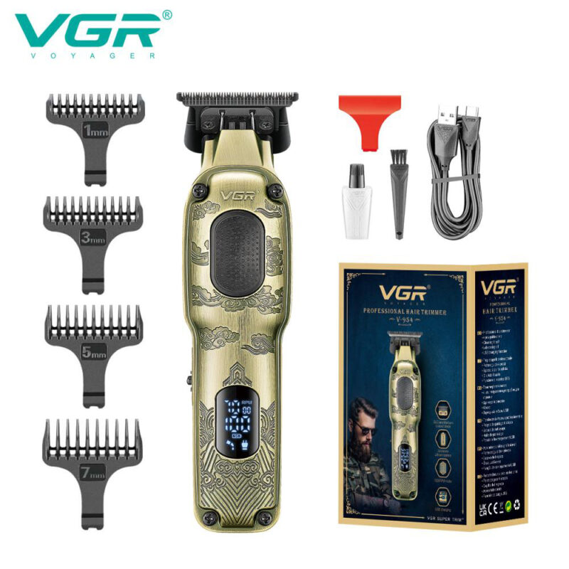 Тример VGR V-954 — ефективний інструмент для ідеальної стрижки волосся в будь-яких умовах.