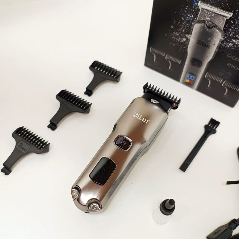 Тример для бороди та вусів Zilan ZLN8634 — 5 у 1 для ідеального вигляду