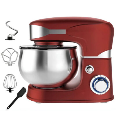 Миксер Crownberg CB-3408 2600 Вт з чашею 5л та 6 швидкостями для комфортного замішування тесту.