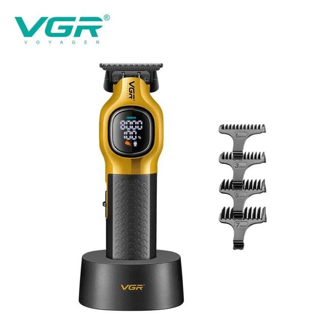 Тример для волосся VGR V-886T GOLD 8000RPM 4 насадки — ідеальний помічник для точної стрижки