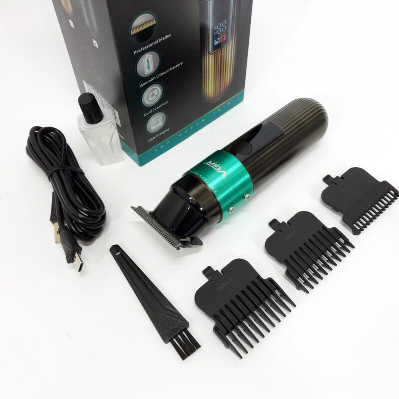 Машинка для стрижки волосся VGR V-929 акумуляторна — триммер для професійних результатів