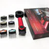 Професійна машинка для стрижки VGR V-001 RED з дисплеєм 9000 об 10 насадками 1,5-24 мм