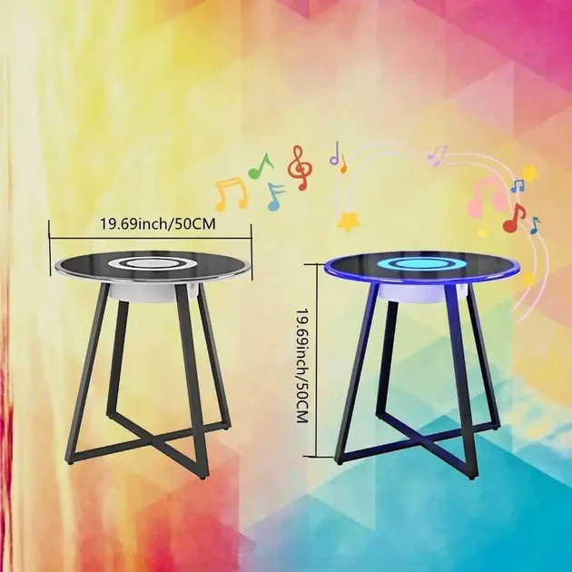 kruhlyi-stekliannyi-muzykalnyi-zhurnalnyi-stolyk-s-podsvetkoi-podzariadka-bluetooth-78079430159076_b81784b853 Круглий скляний музичний журнальний столик з підсвічуванням підзарядка Bluetooth — елегантний дизайн та функціональність для вашого інтер'єру.