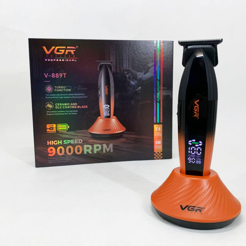 Машинка для стрижки VGR V-889T 9000RPM — потужність і зручність для ідеальної стрижки.