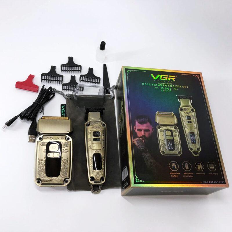 Машинка для стрижки та гоління VGR V-641 — професійний набір для догляду за зовнішнім виглядом.