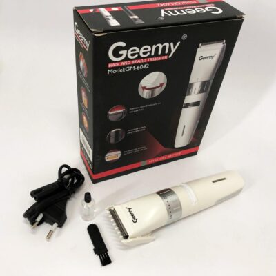 Акумуляторна машинка для стрижки волосся Gemei GM-6042 — стильна та зручна у використанні