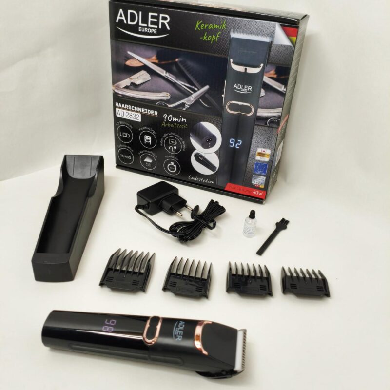 Машинка для стрижки волосся Adler AD 2832 — Ваш ідеальний помічник для догляду за волоссям вдома та в подорожах.