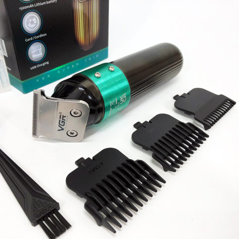 Машинка для стрижки волосся VGR V-929 акумуляторна — триммер для професійних результатів