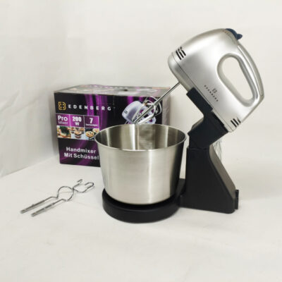 Міксер з чашею Edenberg EB-63362 200Вт сріблястий | Надійний та функціональний для домашньої кухні.