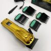 Акумуляторна машинка для стриження VGR V-138 GOLD з LED-дисплеєм та безщітковим мотором для професіоналів