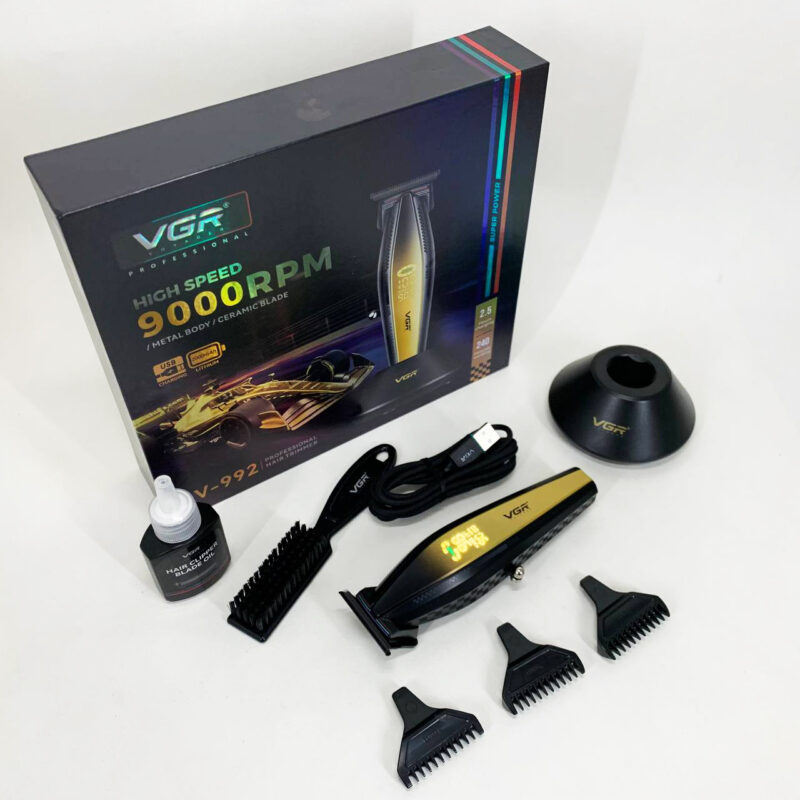 Машинка для стрижки волосся VGR V-992 GOLD з потужним мотором для ідеальної зачіски