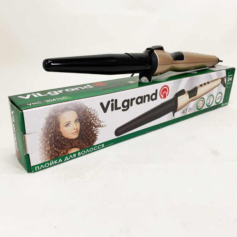 ViLgrand Плойка VHC-3041LC — Конусна Плойка з Алюмінієвим Покриттям та LED Дисплеєм