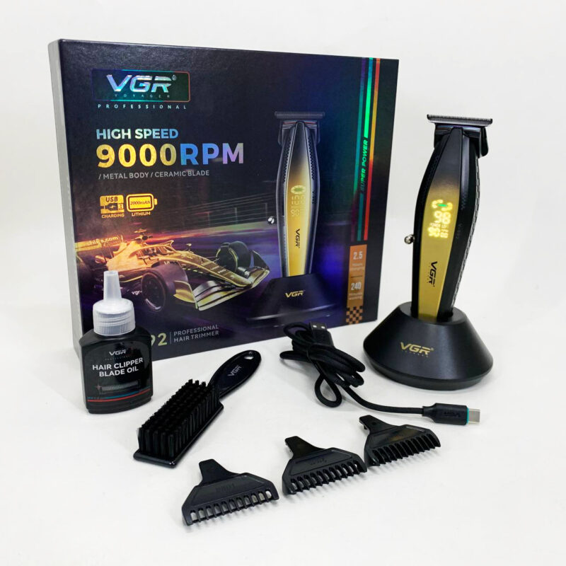 Машинка для стрижки волосся VGR V-992 GOLD з потужним мотором для ідеальної зачіски