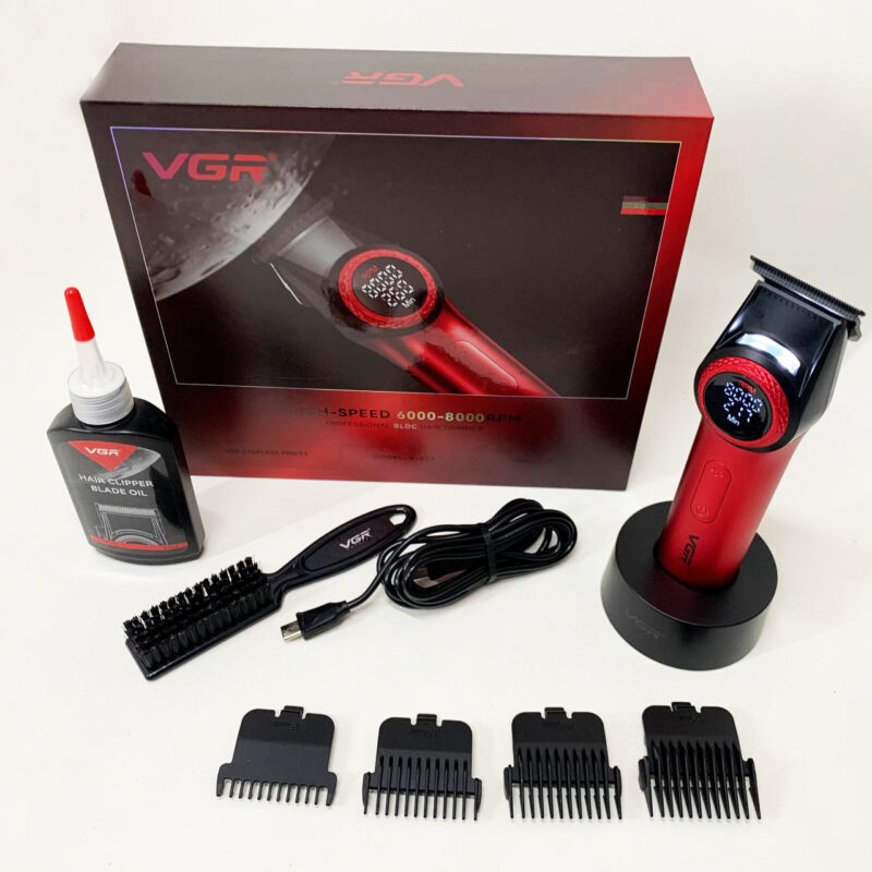 Тример VGR V-977 RED — ідеальний вибір для професійного стайлінгу волосся.